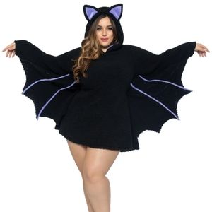 Leg Avenue Moonlight Black Bat Cape Halloween Costume